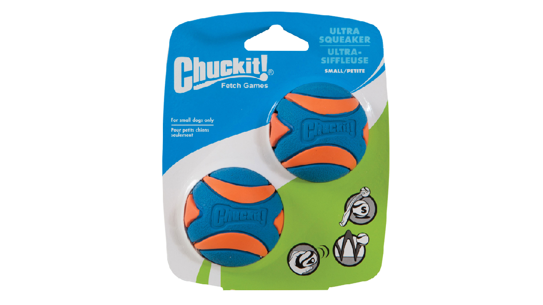 Ultra Squeaker Ball S 2pk
