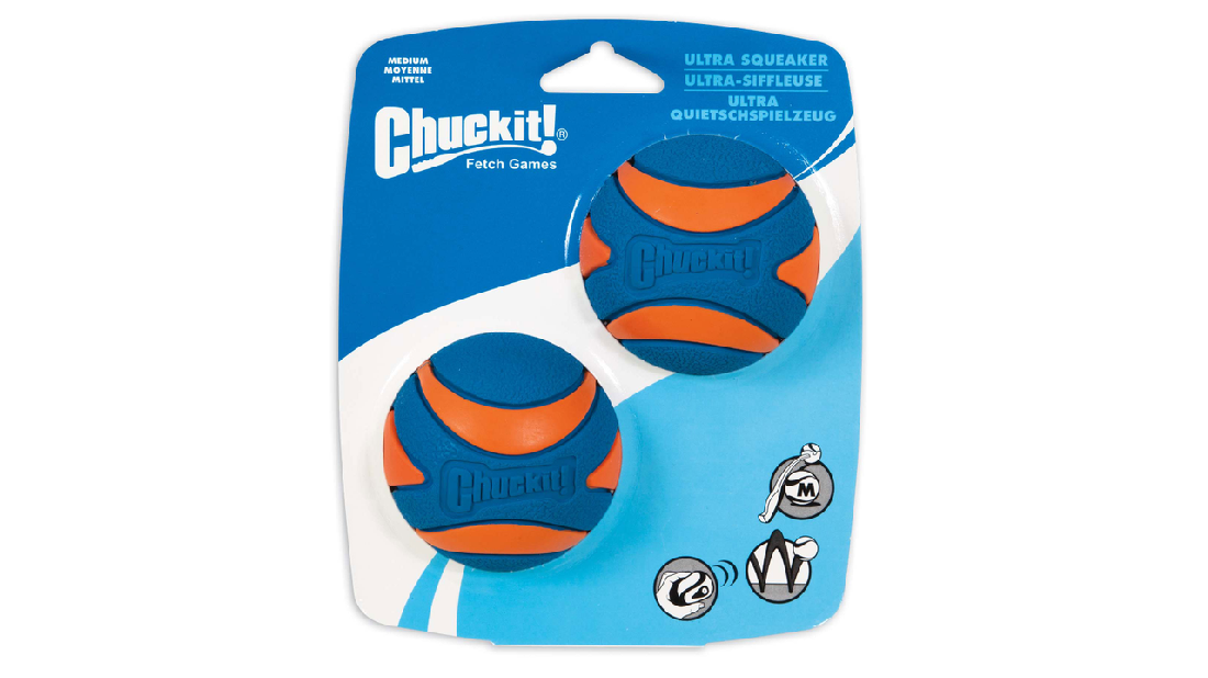 Ultra Squeaker Ball M 2pk