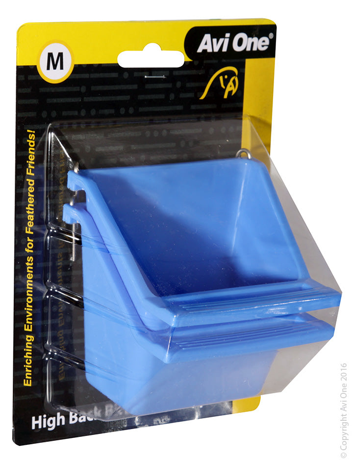 Avi One Bird Feeder - High Back With Perch 2 Pack