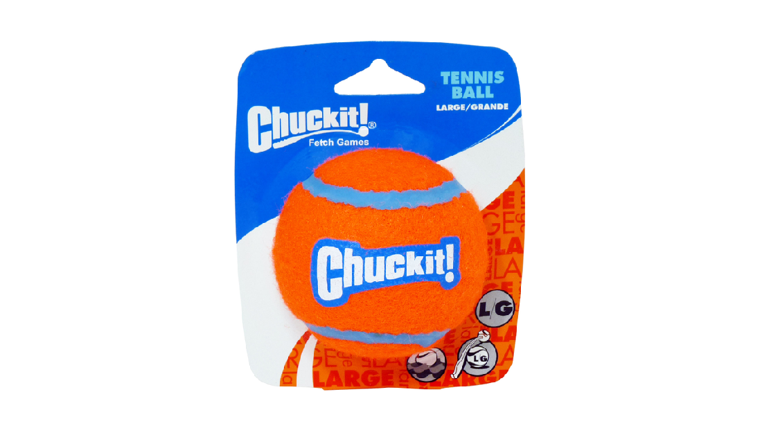 Chuckit Tennis Ball Lge 1pk