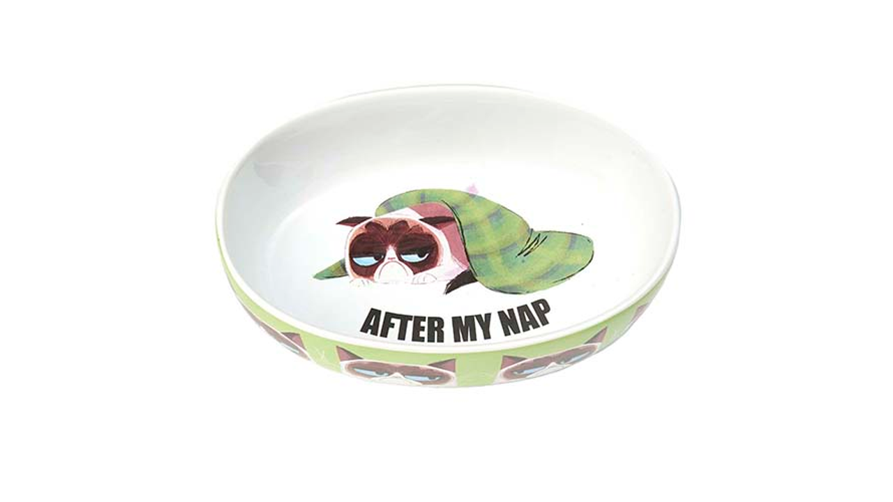 Grumpy Cat Oval Bowl After My Nap