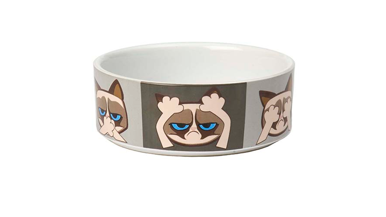 Grumpy Cat Hear No Evil Bowl Hear No Evil