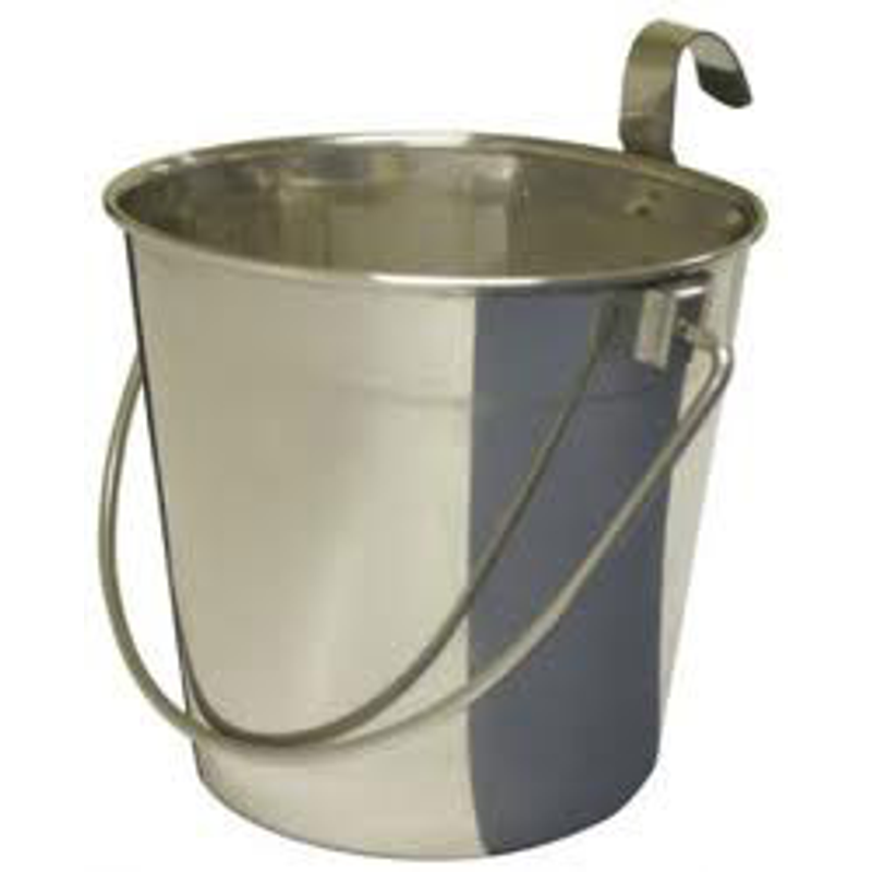 Bucket Flat Sided With Handle 3.4L
