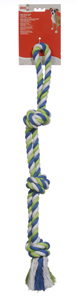 Dogit Rope Toy Multi 71cm Xlge 3 Knot