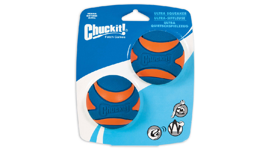 Ultra Squeaker Ball M 2pk