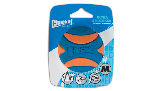 Ultra Squeaker Ball M - 1pk