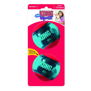 Kong Squeezz Action Ball Lge (2pk)