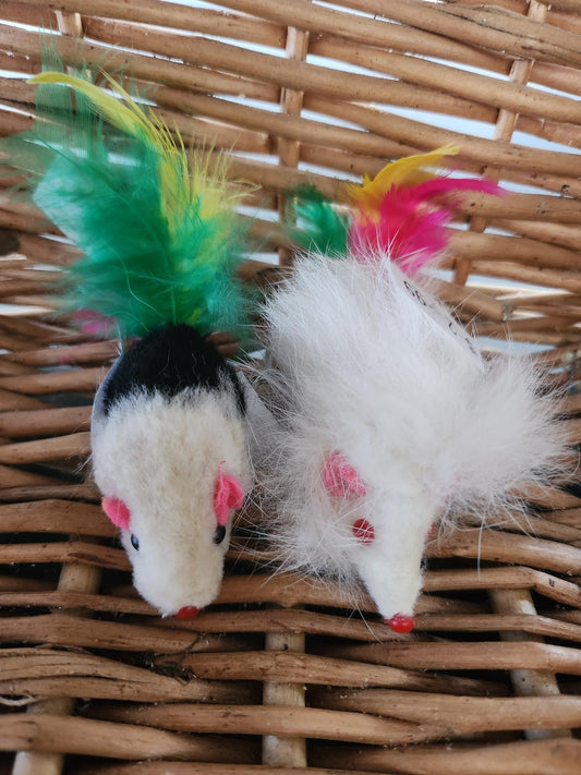 Mouse with feather Assorted