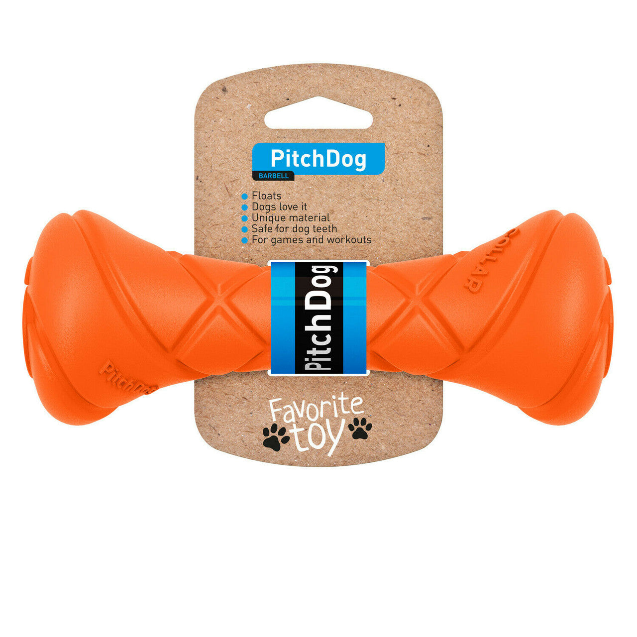 Pitchdog Barbell Orange [colour:orange]