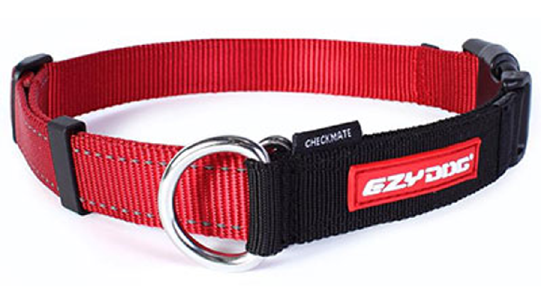 Ed Collar Checkmate Red [size:m  Colour:red]