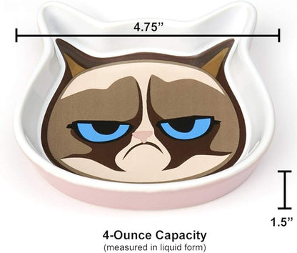 Grumpy Cat Saucer in Pink