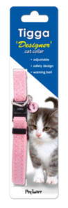 Tigga Glitter Cat Collar Pink [colour:pink]