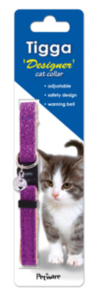 Tigga Glitter Cat Collar Purple [colour:purple]