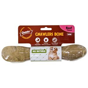 Gnawler 20cm Bone Large Beef [size:l  Flavour:beef]