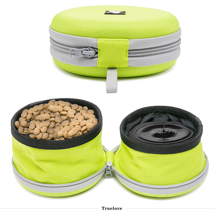 True Love Food & Water Bowl Orange
