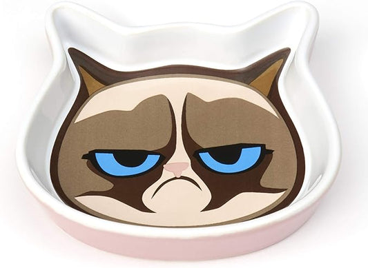 Grumpy Cat Saucer in Pink