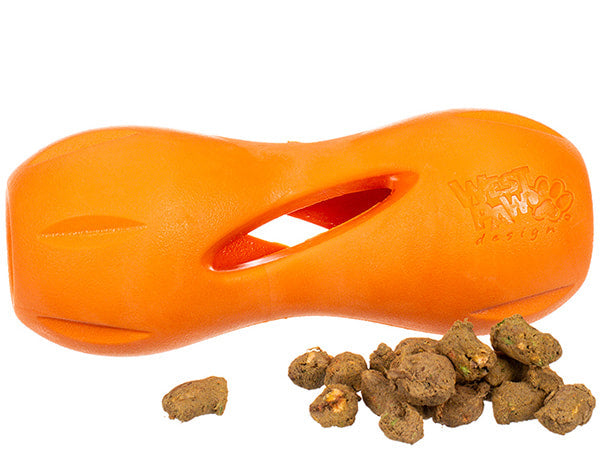 West Paw Qwizl Tangerine S [size:s  Colour:tangerine]