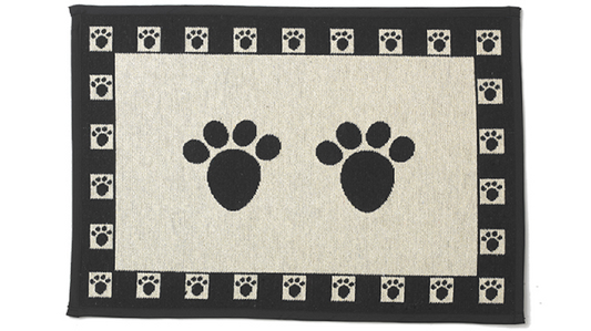 Tapestry Placemat Black Paws