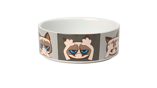 Grumpy Cat Hear No Evil Bowl Hear No Evil