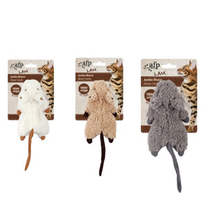 Afp Lambswool Jumbo Crinkle Catnip Rodent