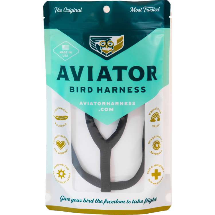 Aviator Bird Harness Small Black