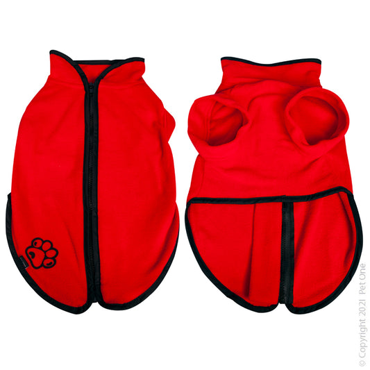 Pet One Dog Coat - Jumpsuit [size:45cm Colour:red]