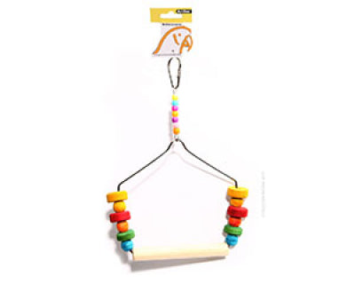 Avi One Parrot Toy - Coloured Block And Swing
