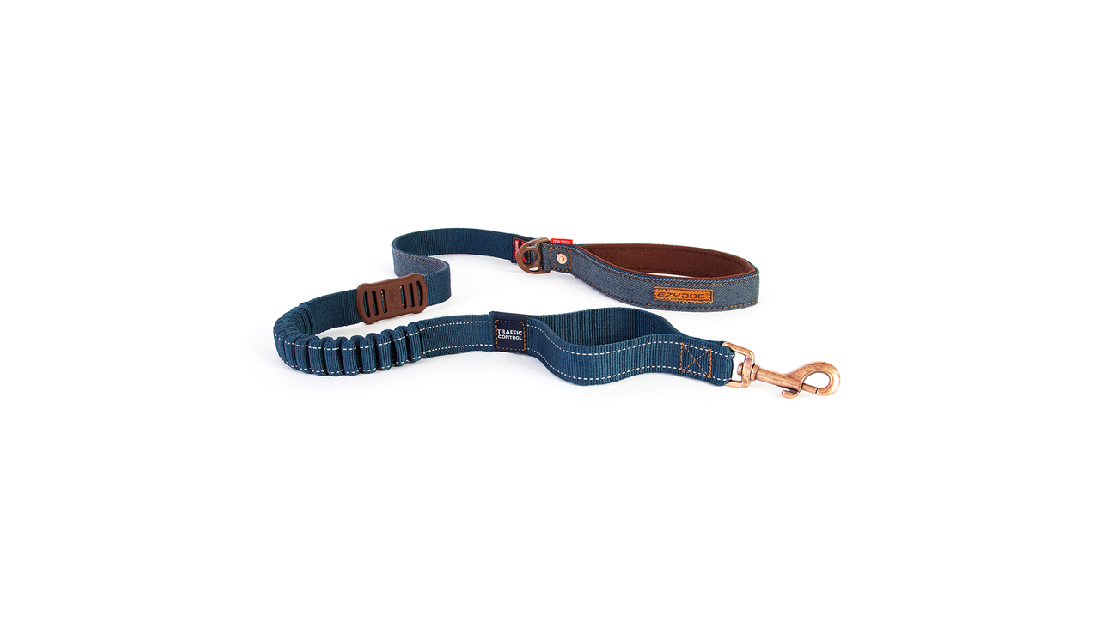 Ed Leash Zero Shock Denim 120cm [size:120cm Colour:denim]