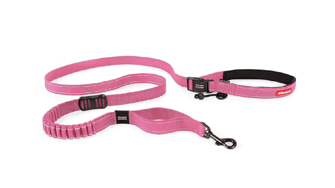 Ed Road Runner Leash 2.1m Pink [colour:pink]