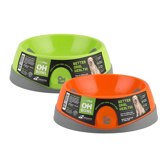 Lickimat - Oh Bowl Dog S Orange