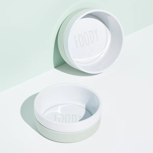 Ceramic Dog Bowl - Gummi Mint Medium