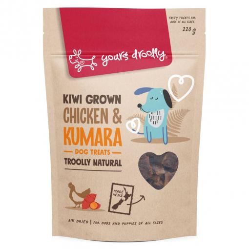 Yours Droolly Kiwi Grown Treats 100g Chicken & Kumara [weight:100g]