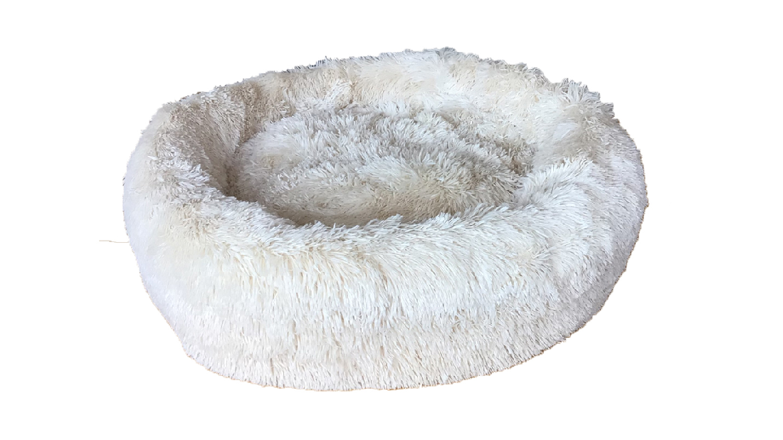 Calming Pet Bed Cream Xs
