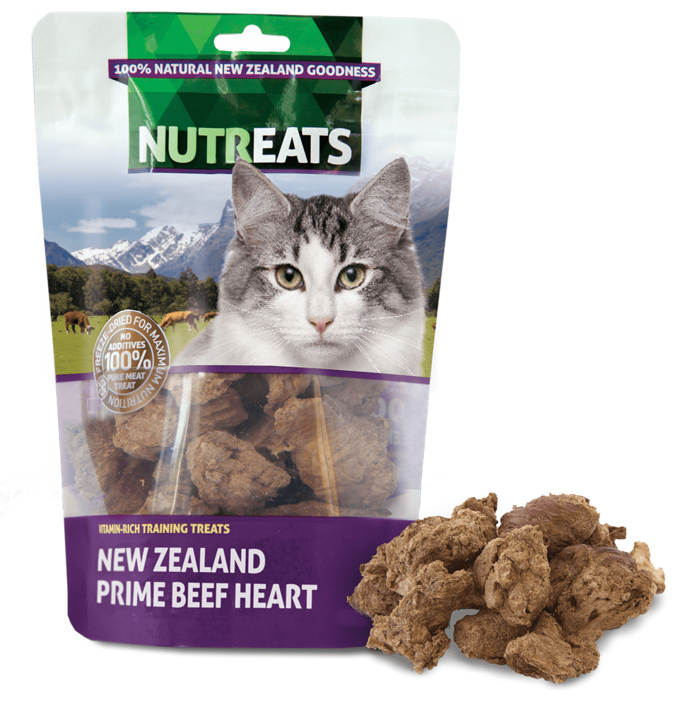 Nutreats Cat 50g Beef Hearts [size:50g Flavour:beef Heart]