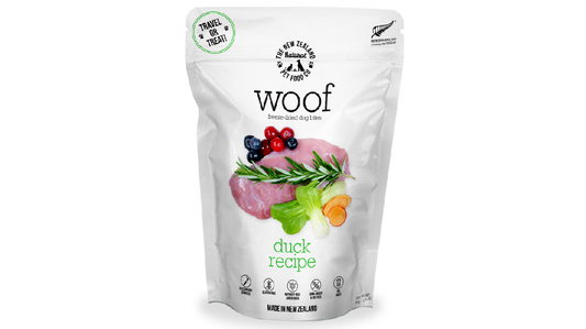 Woof Freeze Dried Dog Bites Duck Recipe 50g