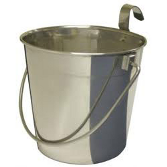 Bucket Flat Sided With Handle 3.4L