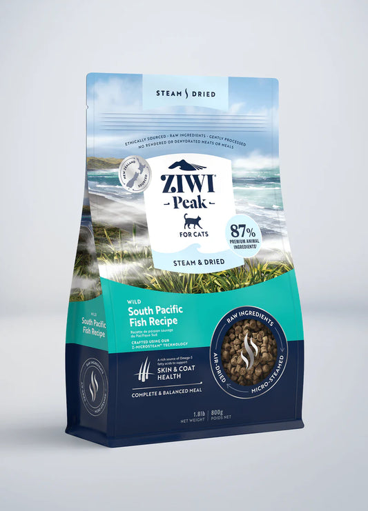 Ziwi Peak Steam & Dried Cat Food Fish